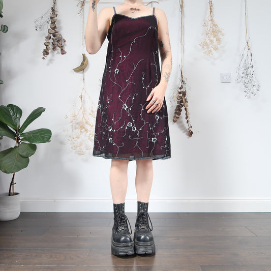 Beaded dress - size M