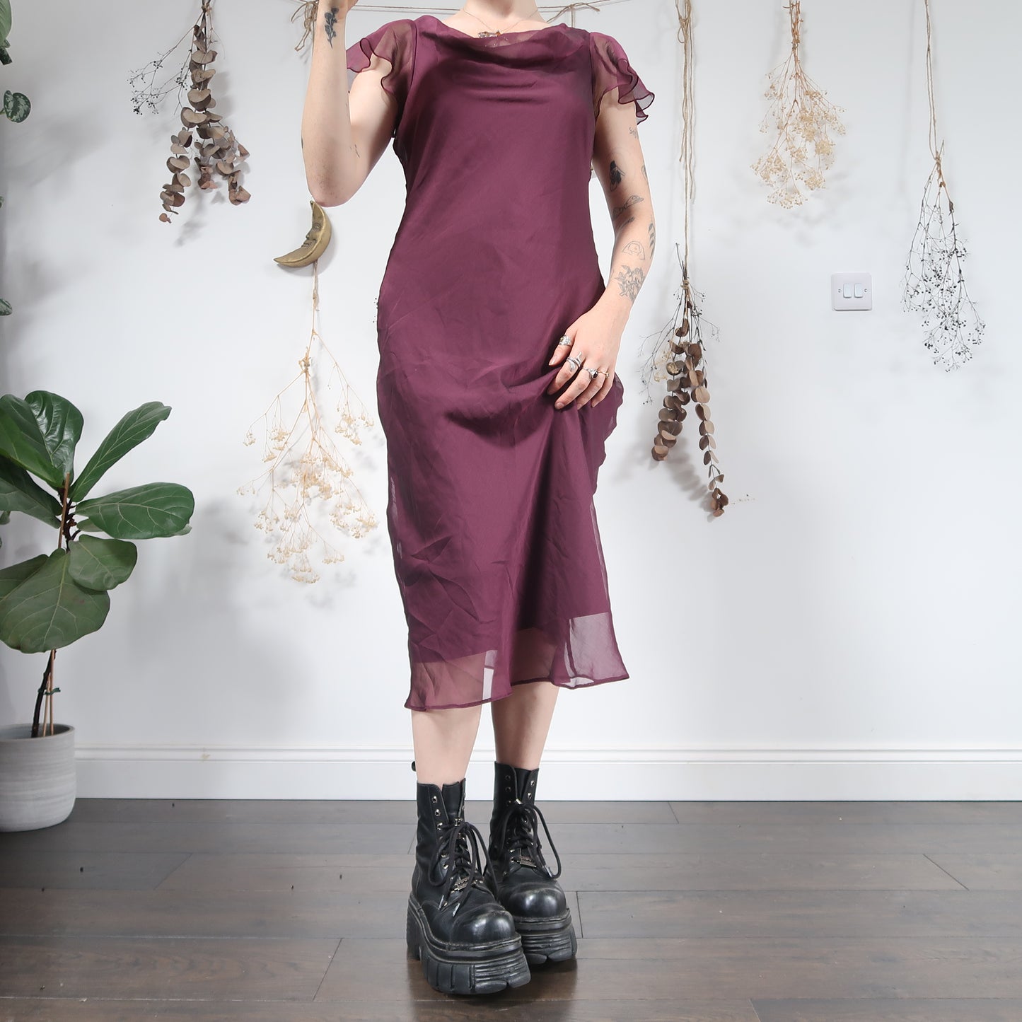 Purple dress - size M