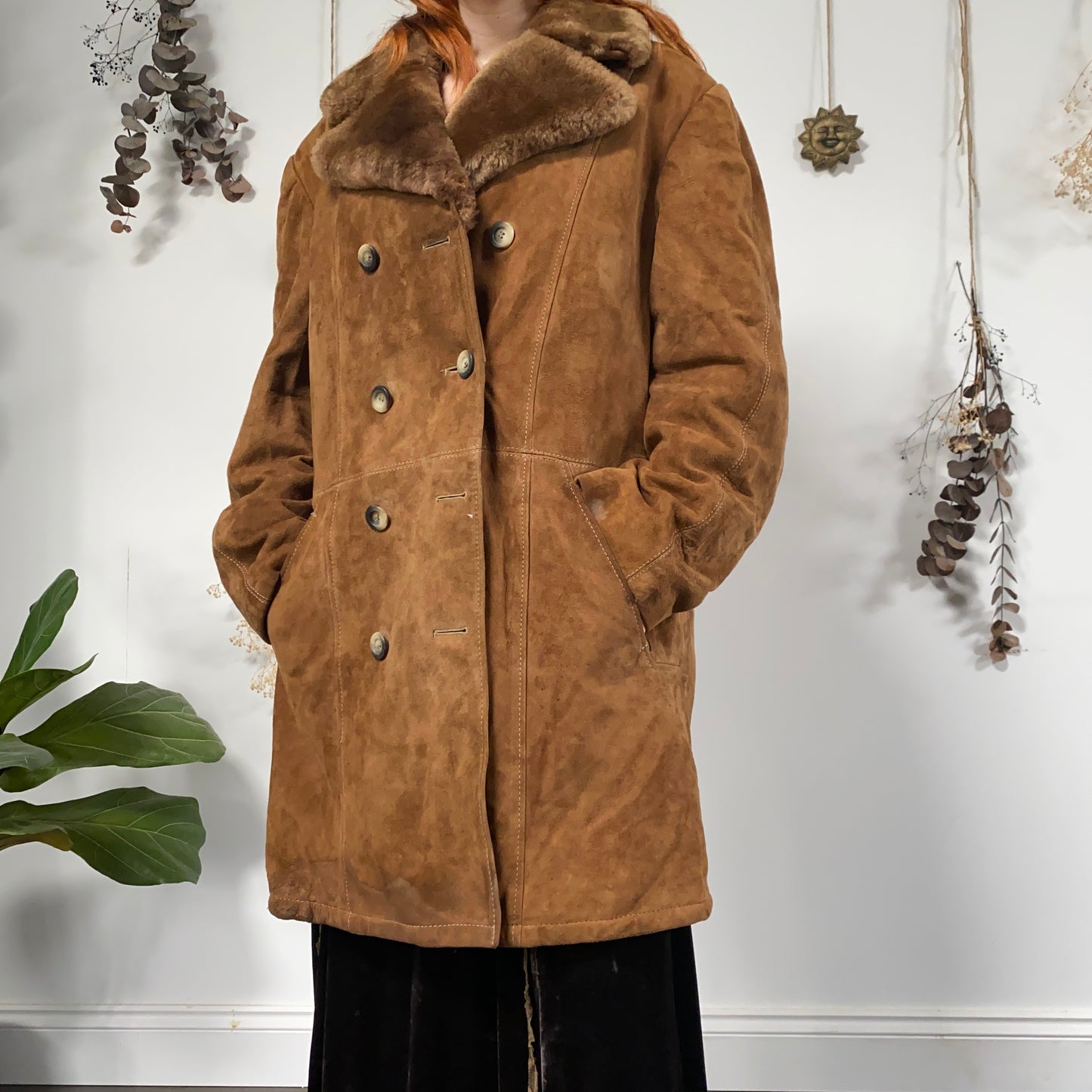 Sheepskin coat - size XL