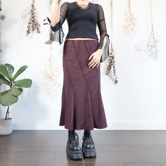 Deep purple skirt - size M
