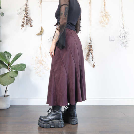 Deep purple skirt - size M