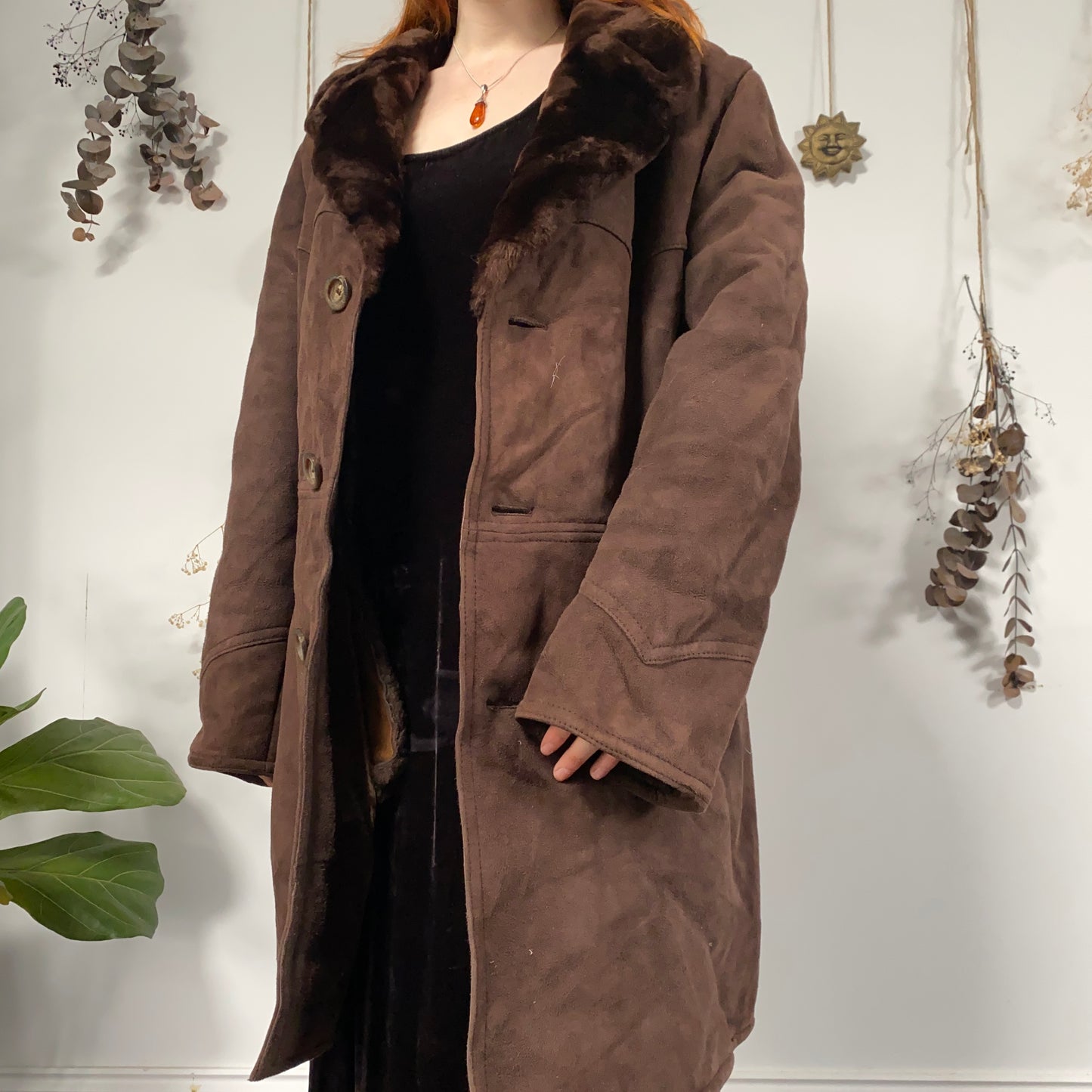 Sheepskin coat - size XL