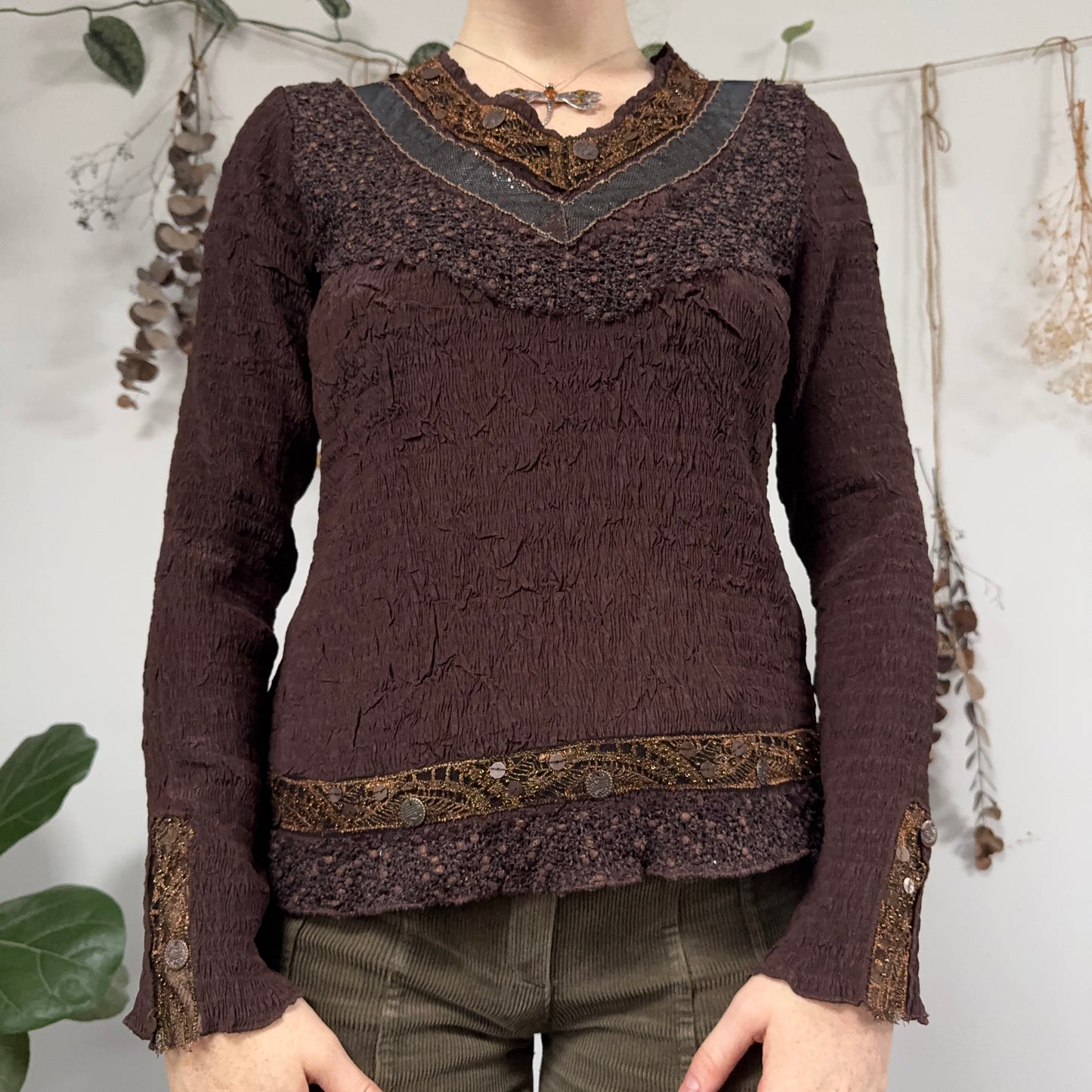 Earthy top - size M