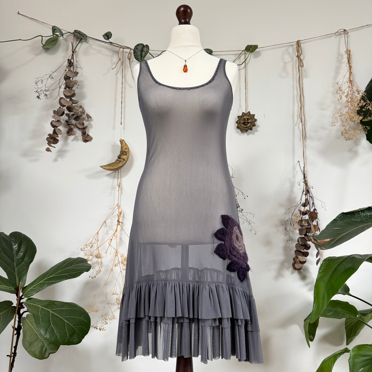 Sheer mesh dress - size S/M