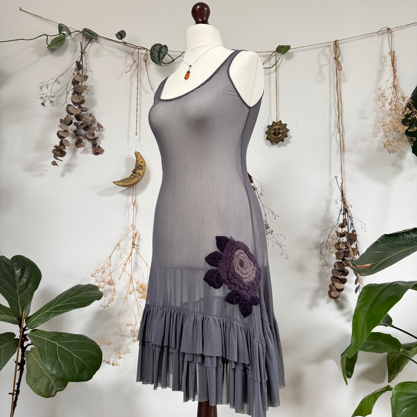 Sheer mesh dress - size S/M