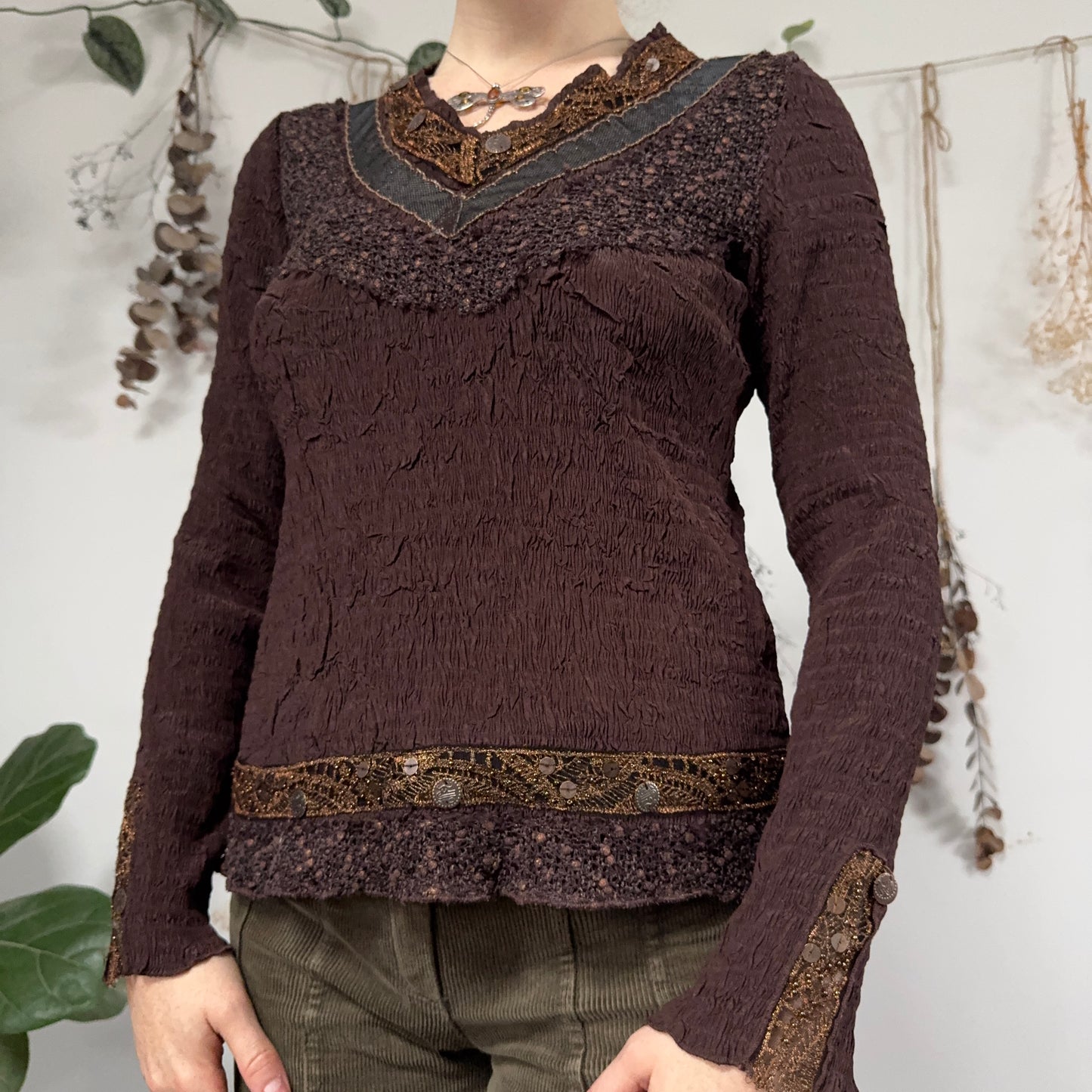 Earthy top - size M
