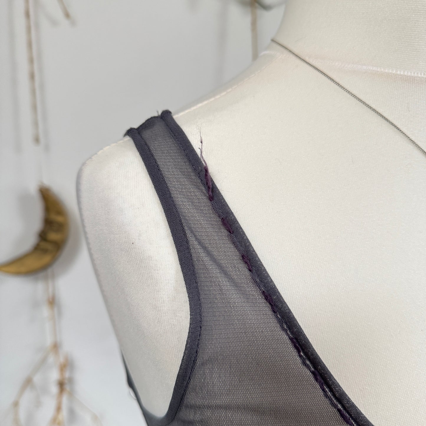 Sheer mesh dress - size S/M