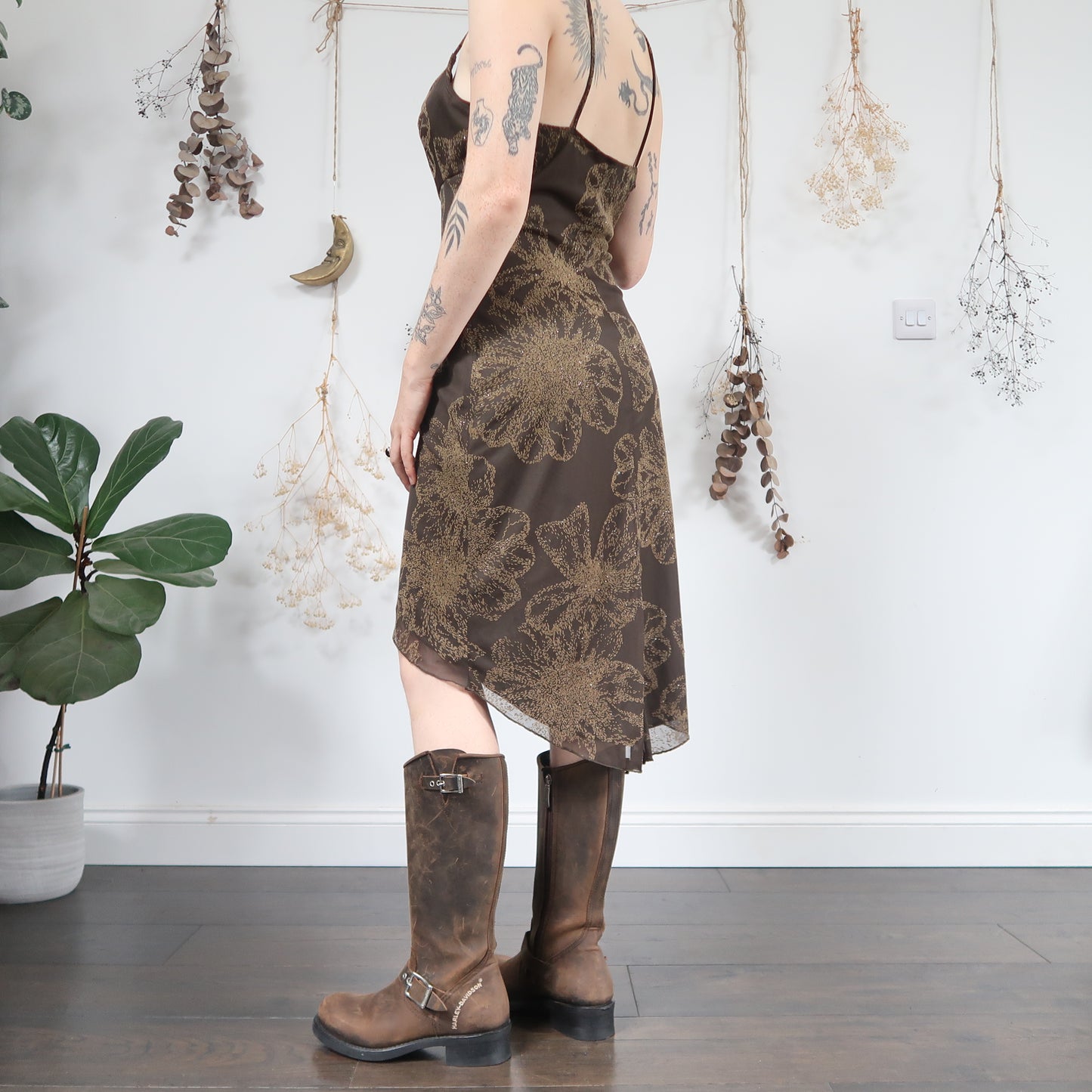 Khaki dress - size L