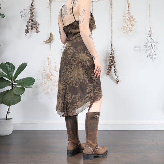 Khaki dress - size L