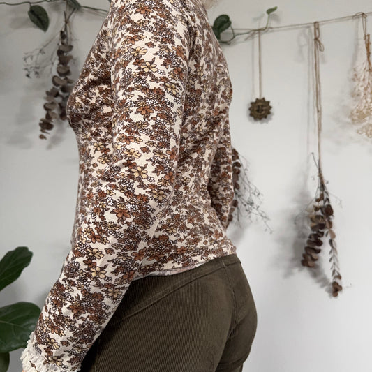 Floral top - size M