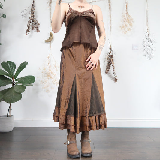Metallic skirt - size M