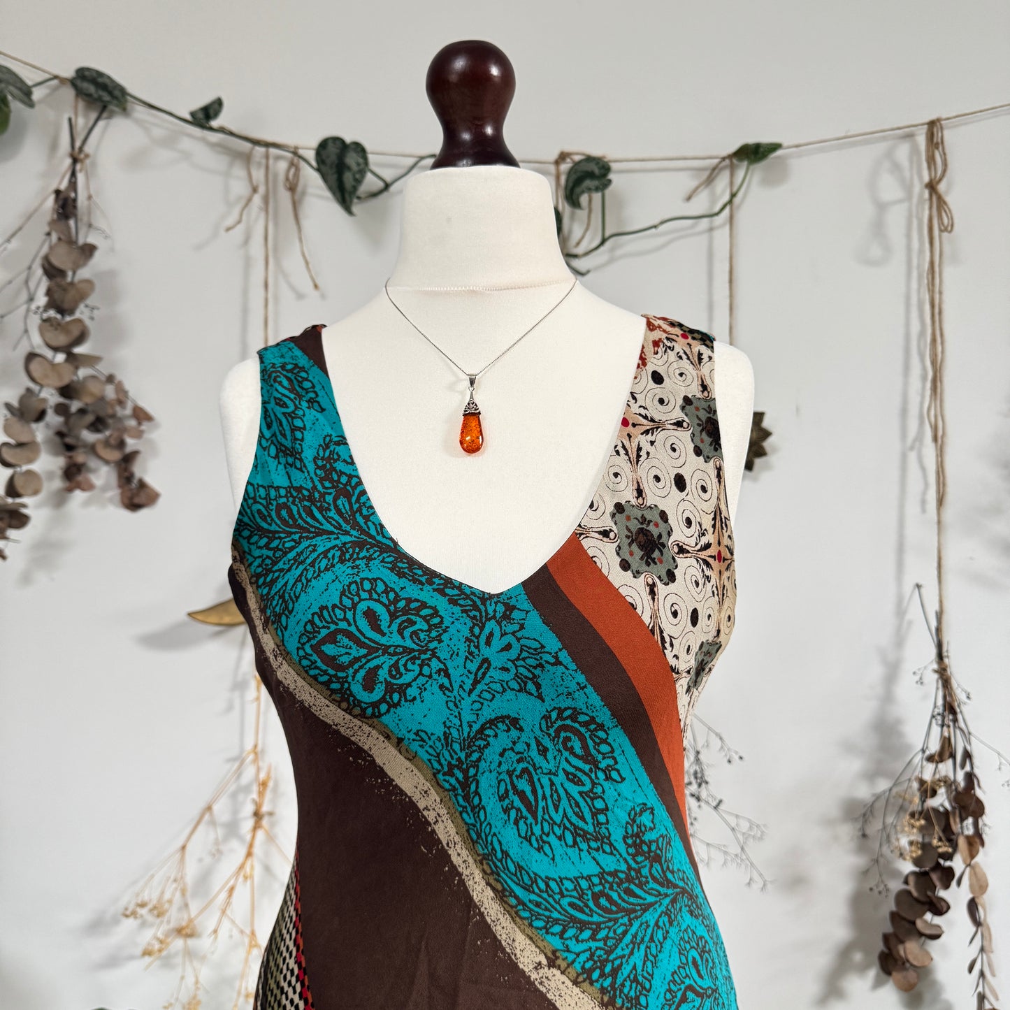 Silk dress - size S/M