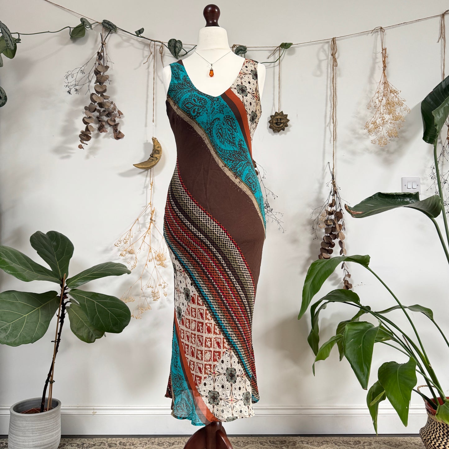 Silk dress - size S/M