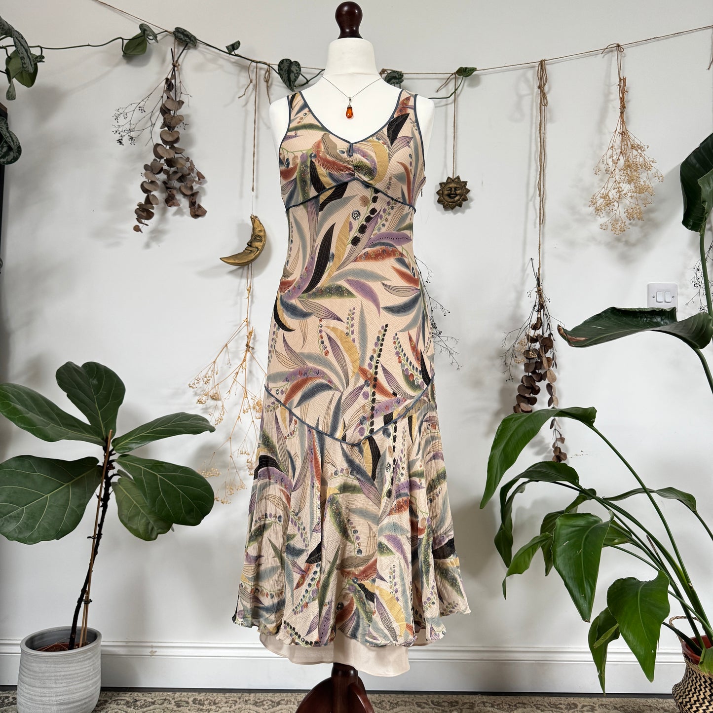 Silk dress - size S/M