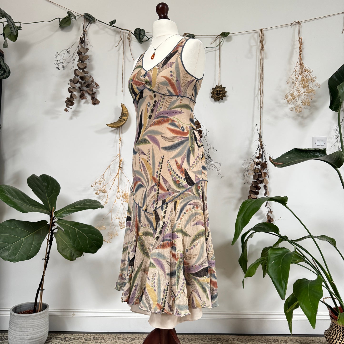 Silk dress - size S/M