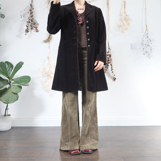 Black cord jacket - size M