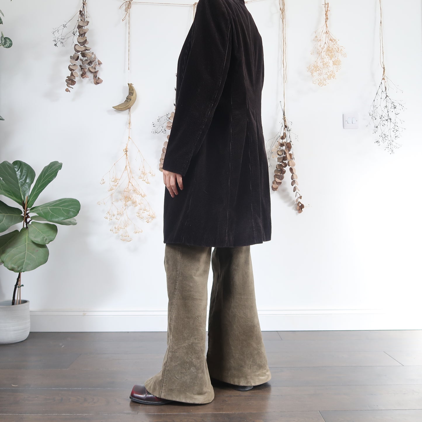 Black cord jacket - size M