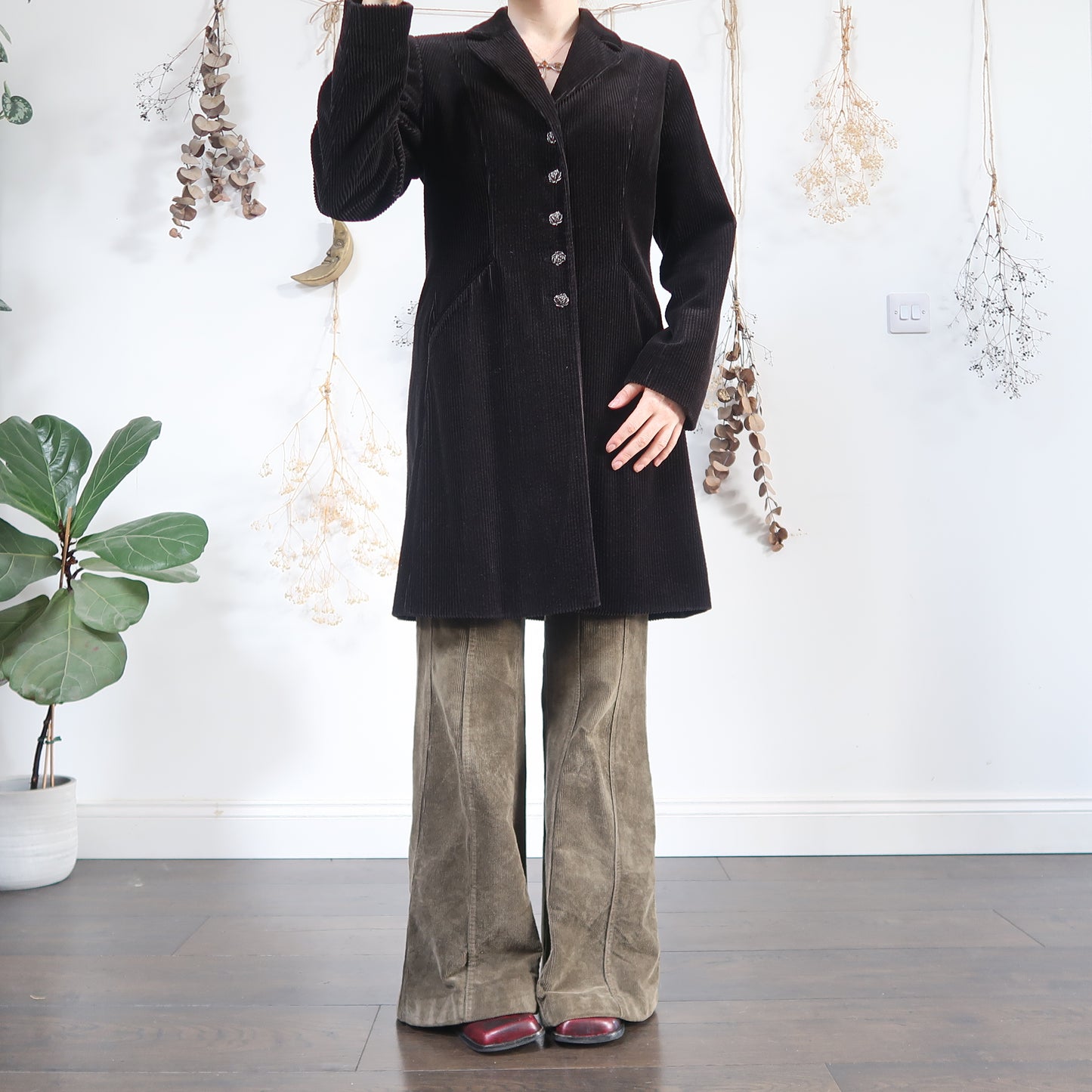 Black cord jacket - size M