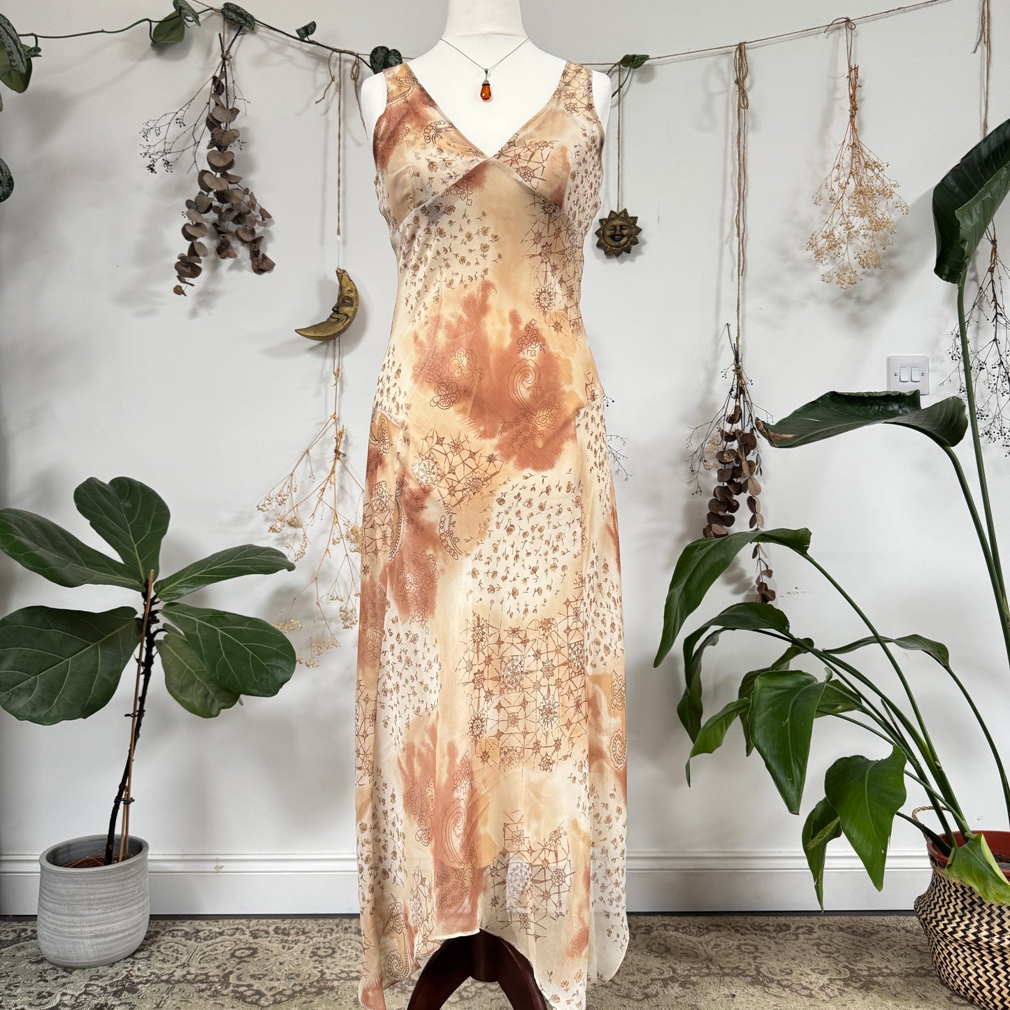 Earthy maxi dress - size S/M