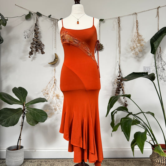 Orange dress - size XS/S