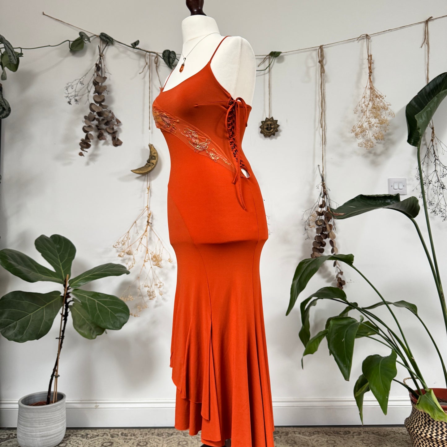 Orange dress - size XS/S