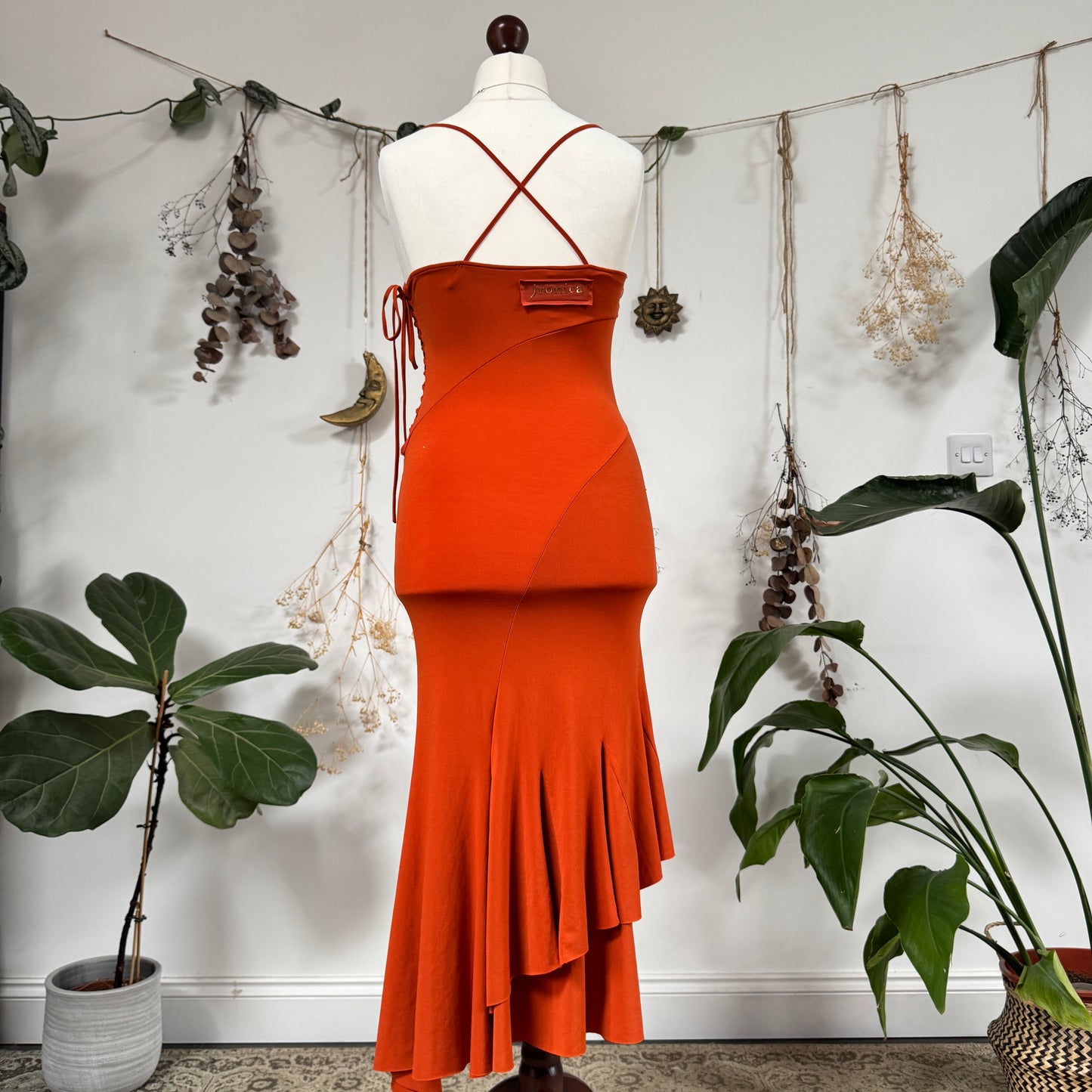 Orange dress - size XS/S