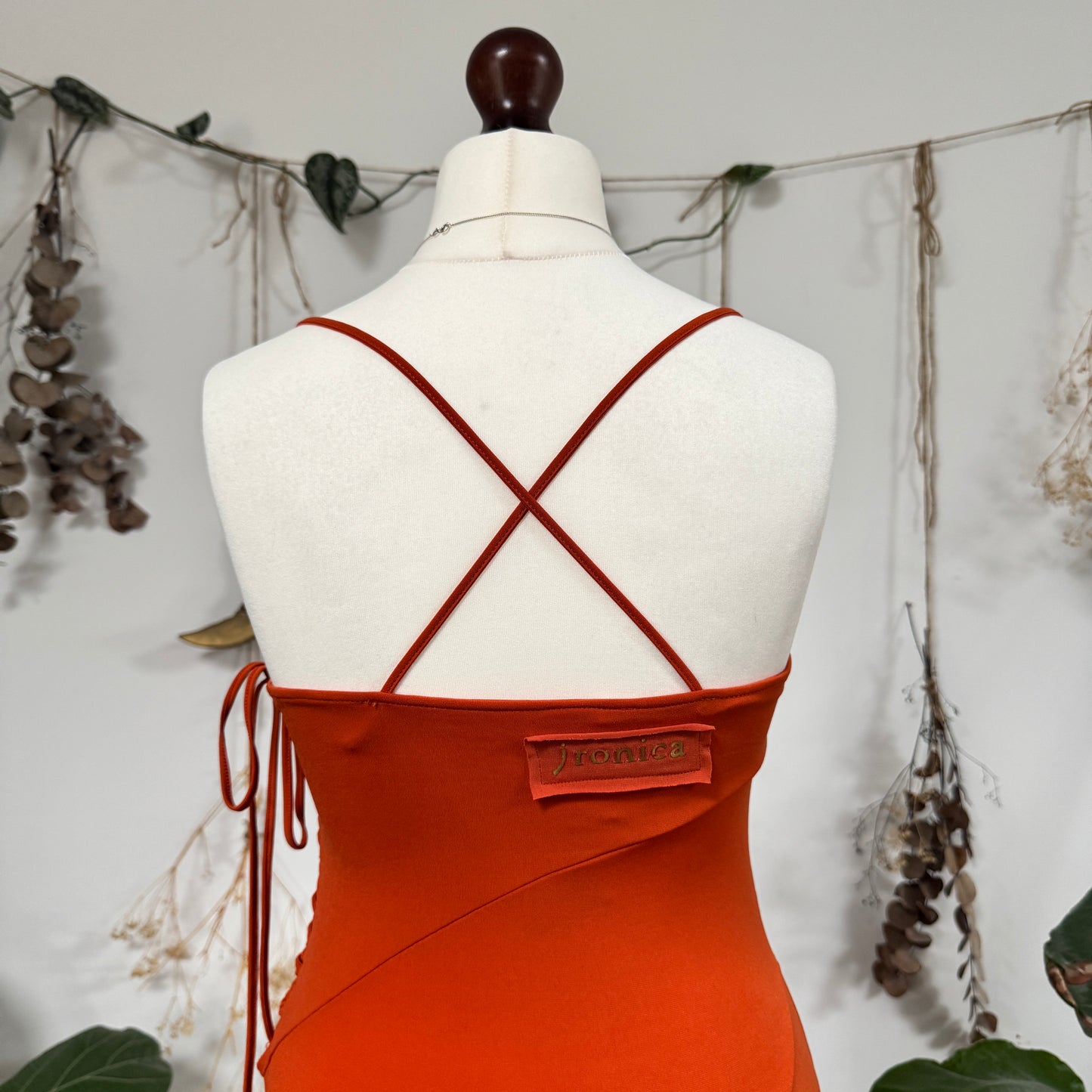 Orange dress - size XS/S