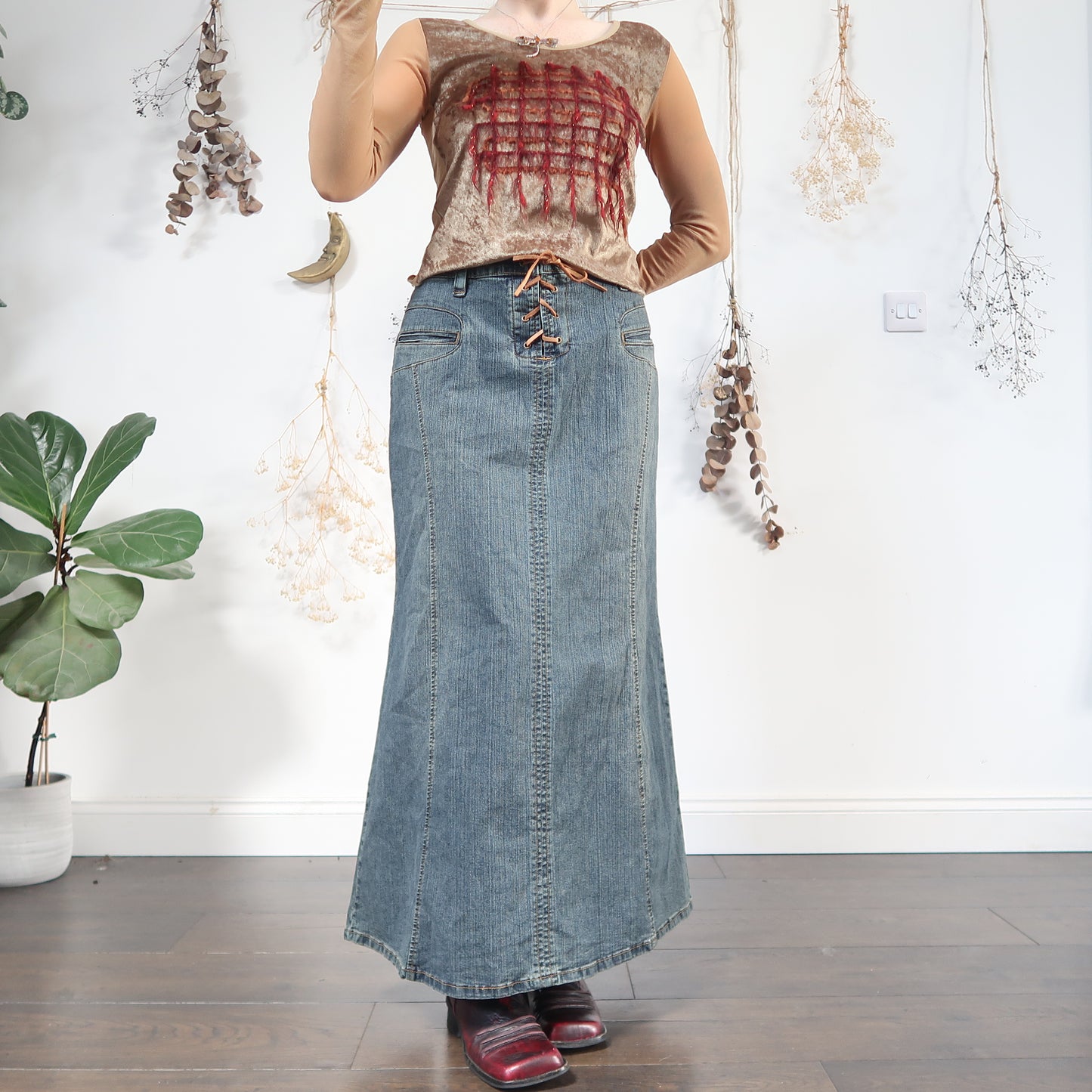 Denim skirt - size L
