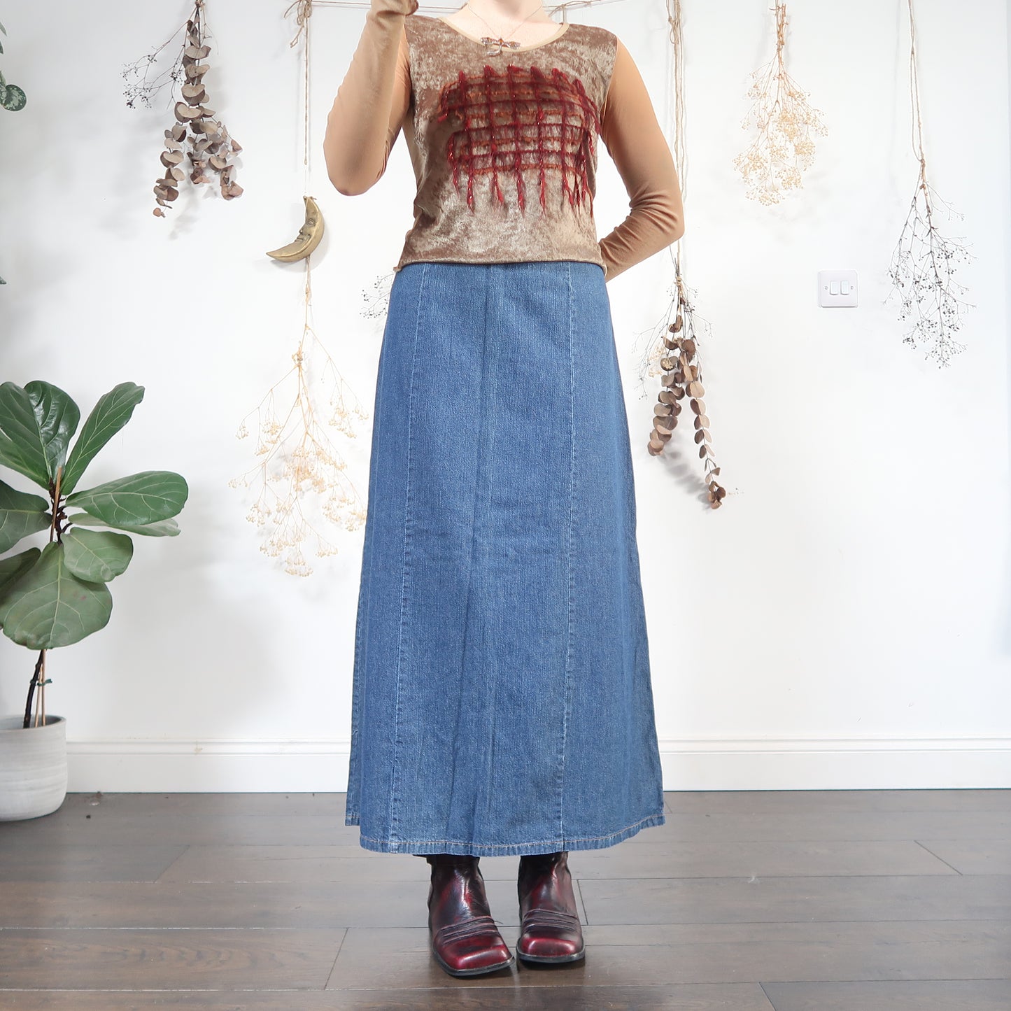 Denim skirt - size L/XL