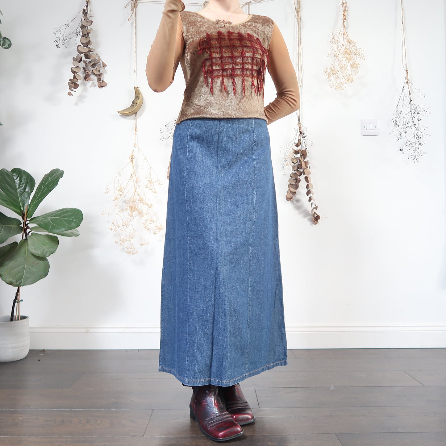 Denim skirt - size L/XL