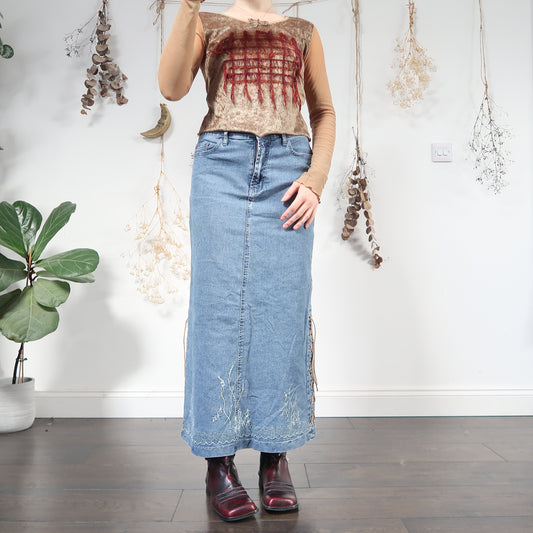 Denim skirt - size M
