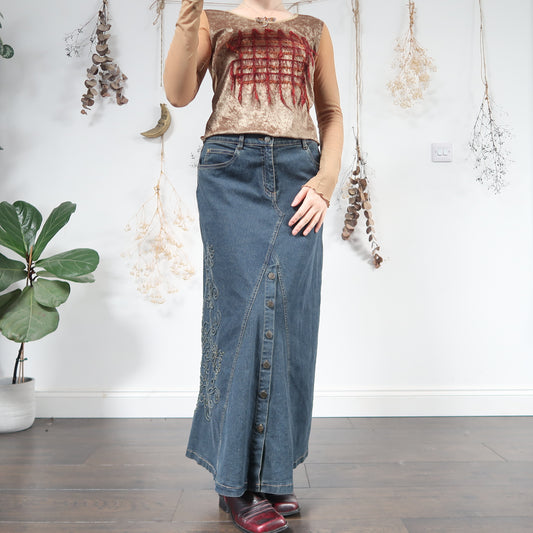 Denim skirt - size M