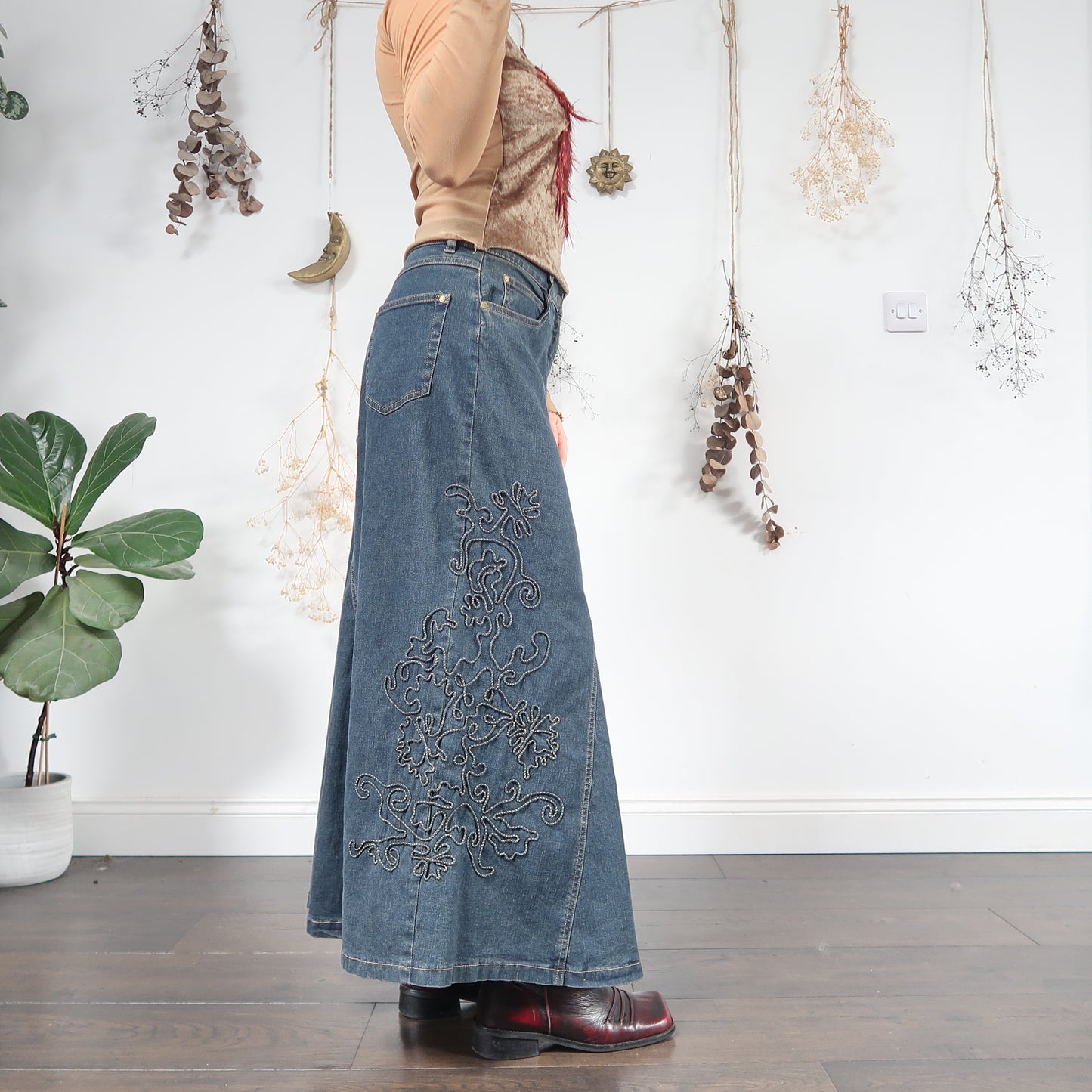 Denim skirt - size M