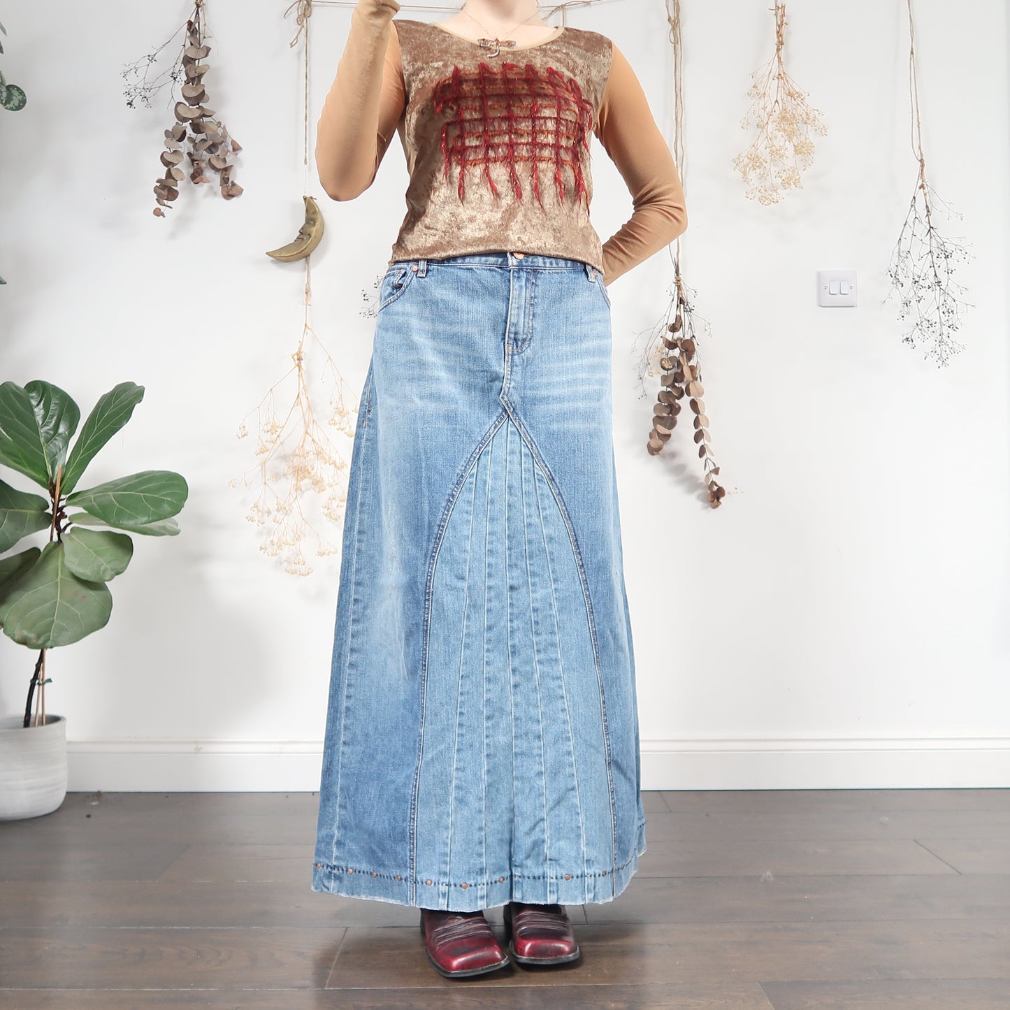 Denim skirt - size XL