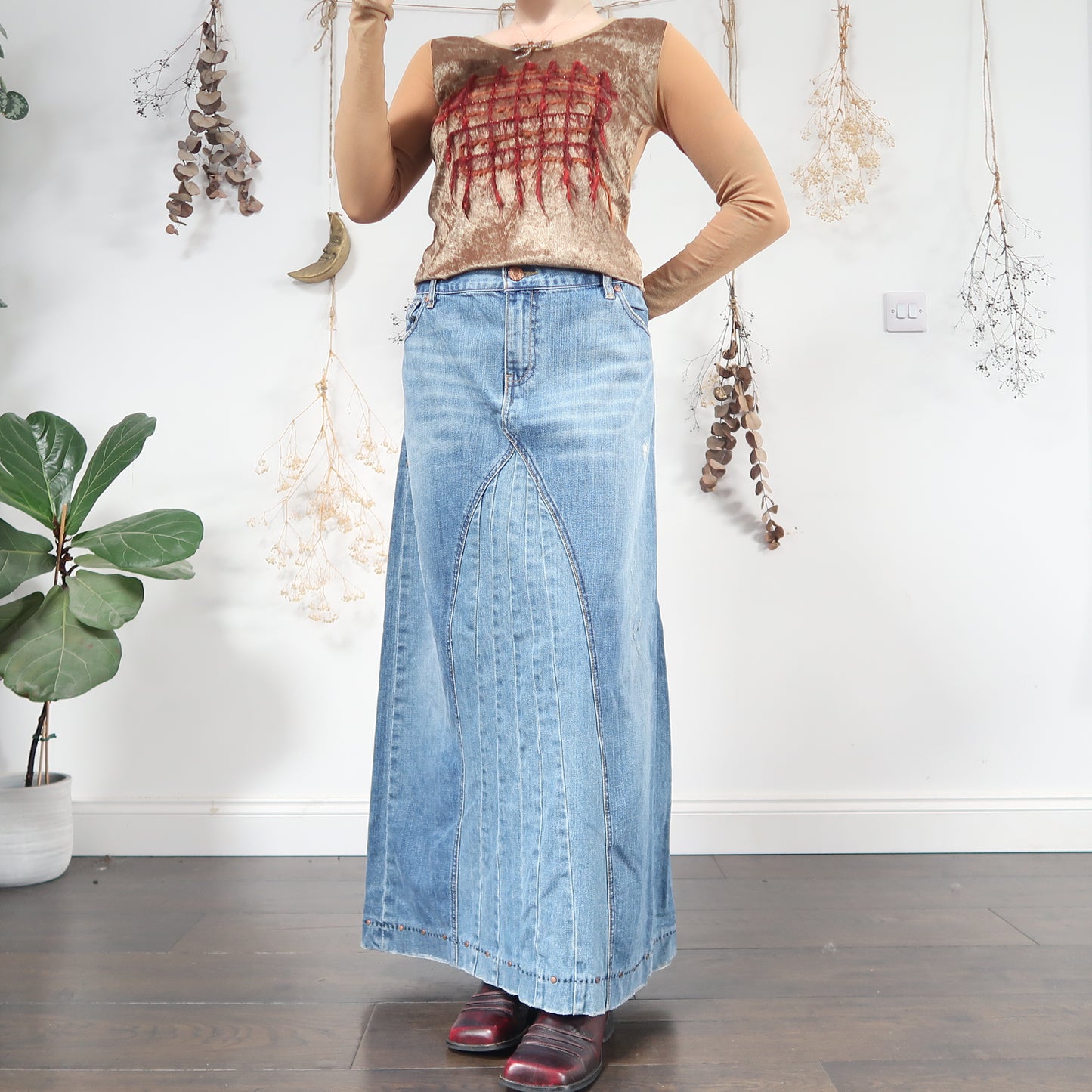 Denim skirt - size XL