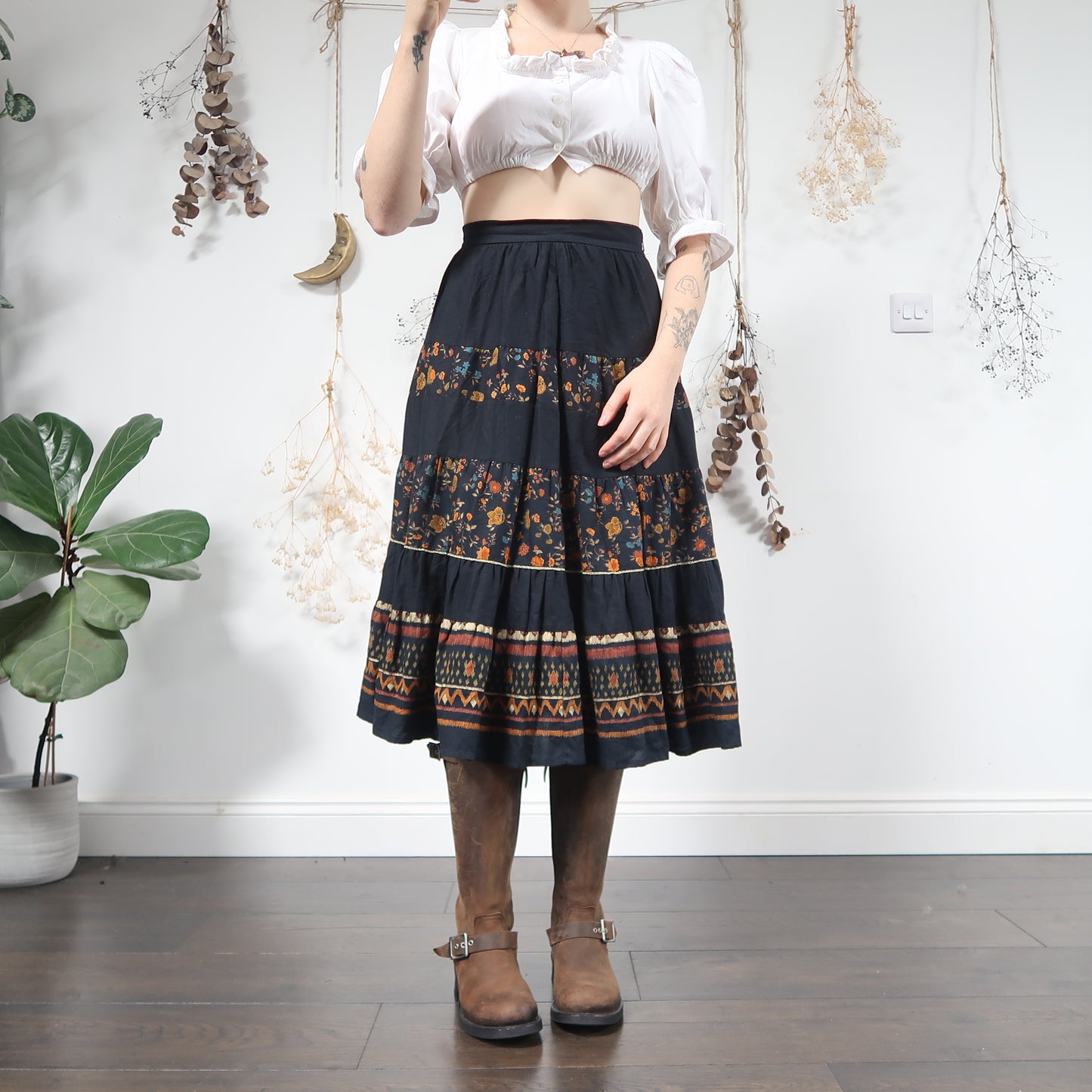 Cottage midi skirt - size S