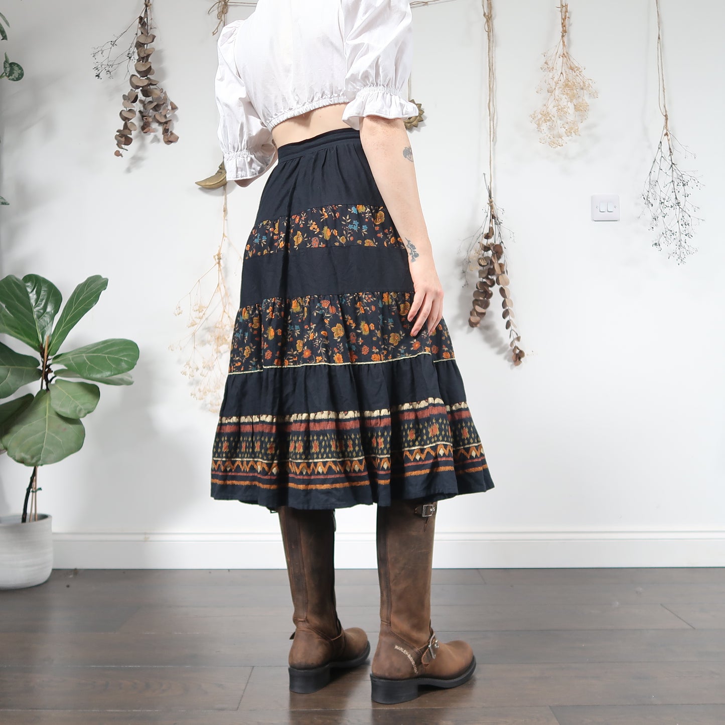 Cottage midi skirt - size S