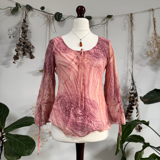 Pink blouse - size M