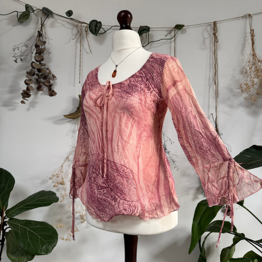 Pink blouse - size M