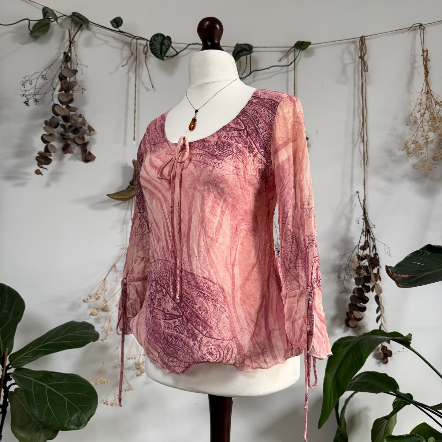 Pink blouse - size M