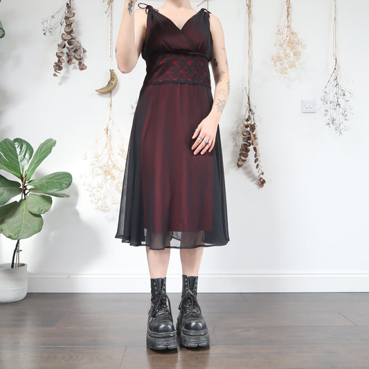 Black red dress - size M