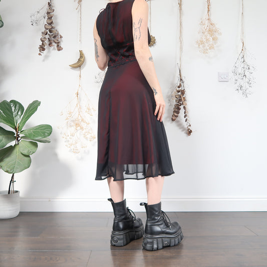 Black red dress - size M