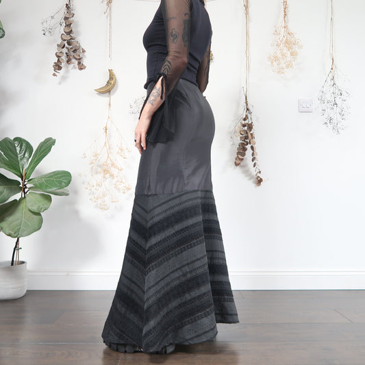 Black maxi skirt - size S/M