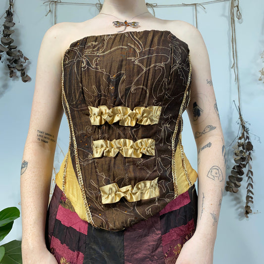 Earthy corset - size M