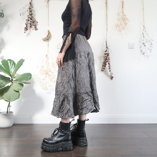 Silver grey skirt - size M/L