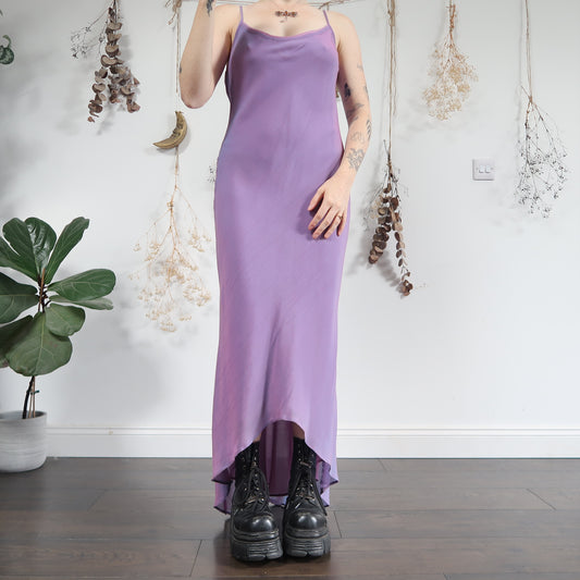 Purple two tone dress - size M