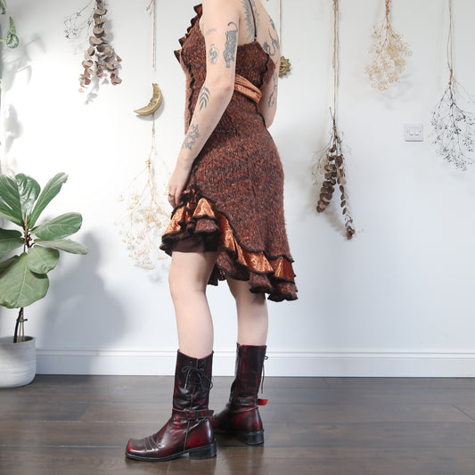 Autumnal knit dress - size S