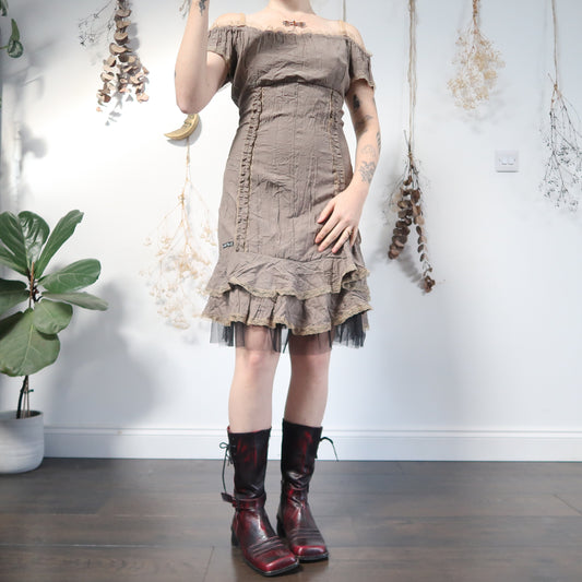 Milkmaid midi dress - size L