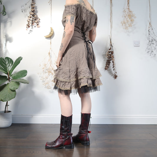 Milkmaid midi dress - size L