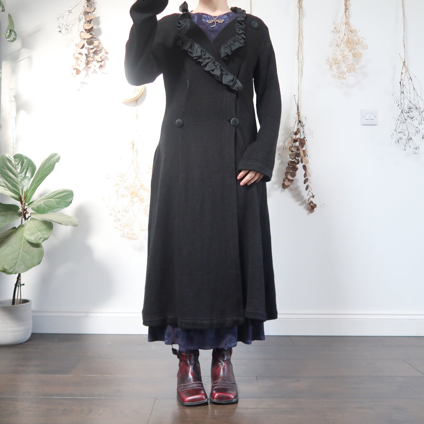 Black coat - size M/L